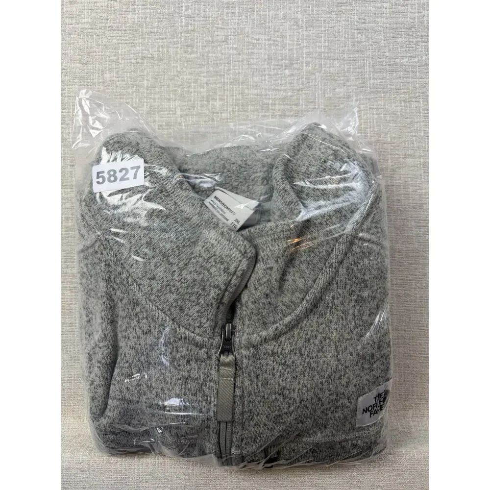 The North Face Sweater Fleece Jacket Men’s XXL Gray Full Zip Outdoor